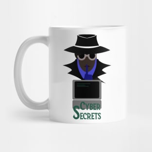 Lady Black (Cyber Secrets Afro): A Cybersecurity Design Mug